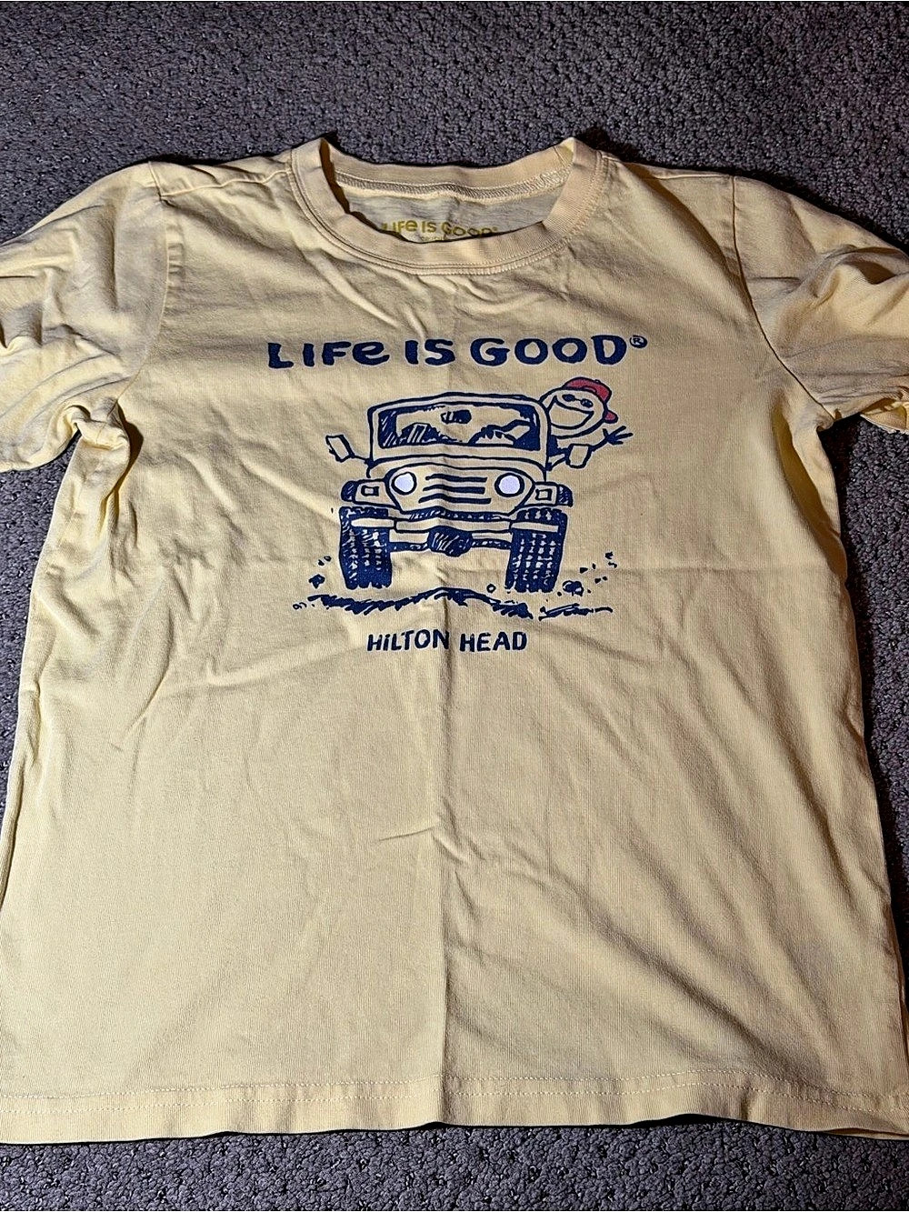 Life Is Good Hilton Head Boys XL Graphic Tee